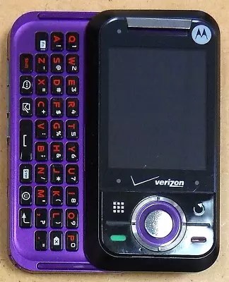 Motorola Rival A455 - Purple And Black ( Verizon ) Rare Cellular Slider Phone • $55.24