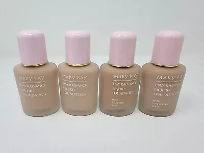 Mary Kay Day Radiance Liquid Foundation Soft Ivory - 1 OZ NOS Lot Of 4 SPF • $49.99