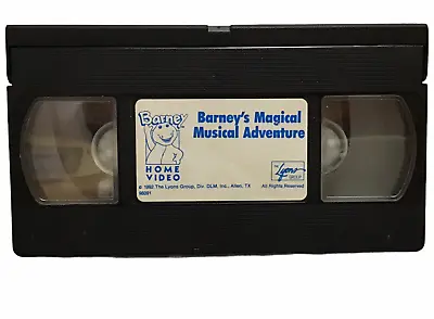 $7.59 • Buy Barney's Magical Musical Adventure VHS Tape Educational 98091 1992 Barney 
