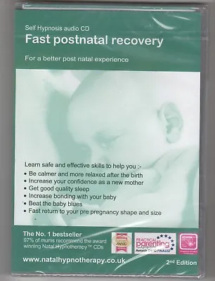 (HV889) Fast Postnatal Recovery Self Hypnosis Audio - 2008 CD • £6.99