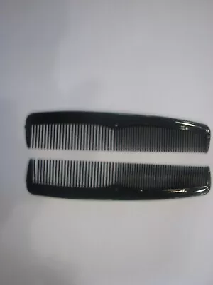 2 Pocket Hair Combs - 5  Inch- Black Hard Rubber Unbreakable - USA Seller  - New • $4.99