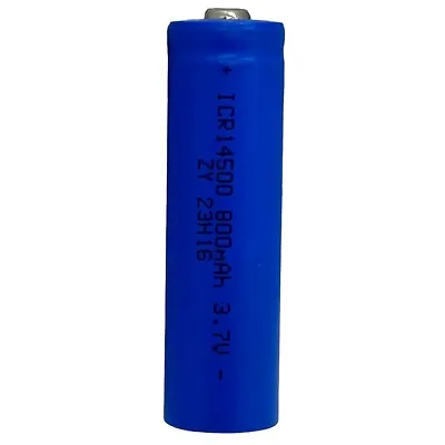 14500 3.7V 800mAh Rechargeable Battery Button Top And Flat Top Cells Available • £6.99