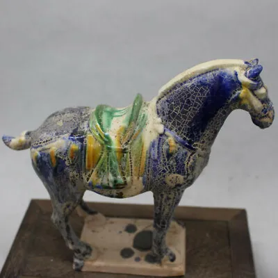 £42.72 • Buy 8  Tang Tri-Color Glazed Ceramics War Horse Porcelain China Handwork Old 