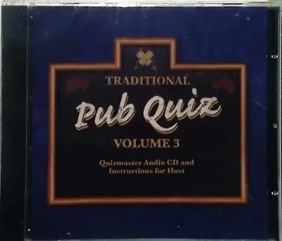 Traditional Pub Quiz - Volume 3 CD • £5