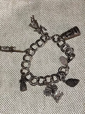 Eldorado Club Hawaiian Hawaii Silver Charm Bracelet VINTAGE • $29.99