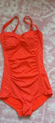 💜💜Bnwot Gorgeous 50s Style Swimming Costume Size 8 💜💜 • £5