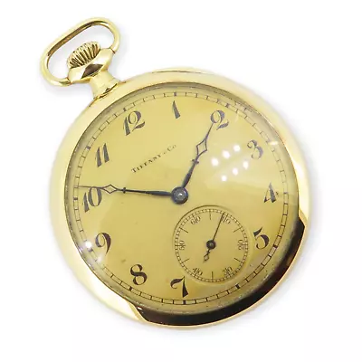 .Vintage 1919 Tiffany & Co Hamilton Grade 920 23J Size 12s OF 18ct Pocket Watch • £2609.06