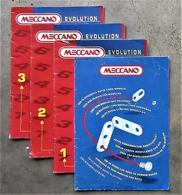 MECCANO EVOLUTION 1 2 3 Vintage Model Toy Set Instruction Manual 1995 Booklet • $19.99