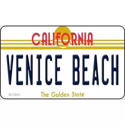 Venice Beach California State License Plate Tag Magnet M-7895 • $8.99