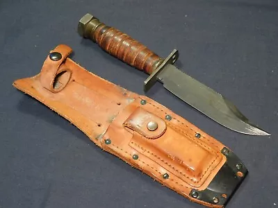 A+ 1978 US Pilot Survival Fighting Knife Camillus Army USN USAF USMC • $9.85