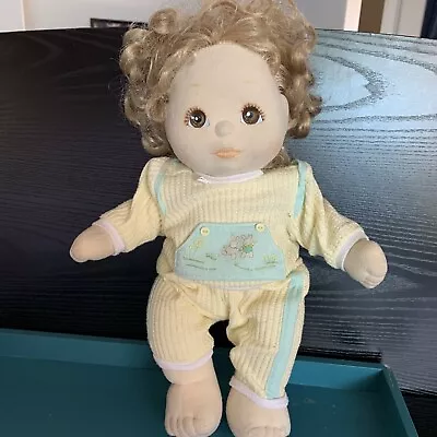 1985 Vintage Mattel MY CHILD Blonde Hair Brown Eyes Super Cute But Stains TLC • $39