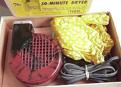 $36.89 • Buy Antique 1935 Whal Clipper Corp Hair Dryer. NICE W Box & Hood/Bonnet UL LISTED