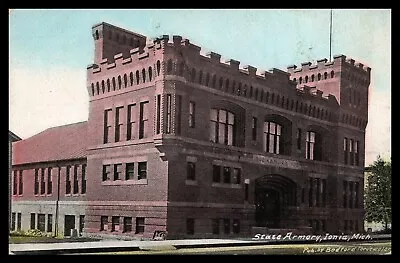 IONIA MICHGAN 1908-09 STATE ARMORY Crenellated English Gothic Bldg. 1909-1915 DB • $11.99