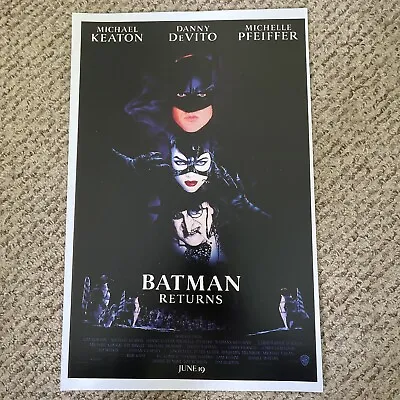 Batman Returns Michael Keaton Danny DeVito Poster 11 X 17 (224) • $16.97