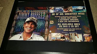 Jimmy Buffett Meet Me In Margaritaville Rare Original Promo Promo Framed!  • $130.20