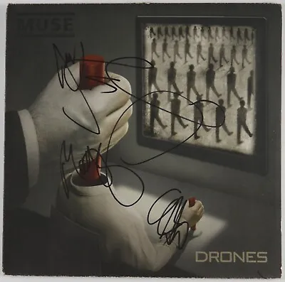 MUSE JSA Fully Group Signed Autograph Record Album Drones • $1999.99