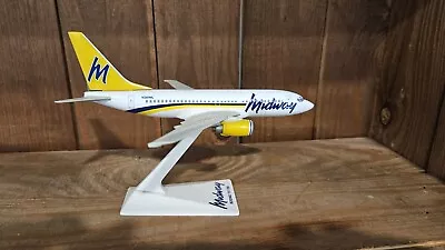 Midway Airlines Boeing 737 Plastic Snap Fit Model • $14