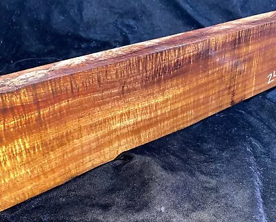 *bikc* Qs Super-curly Hawn Koa  Wood 26” X 4-7/8 X 2.15” (240416) Kiln Dried • $399