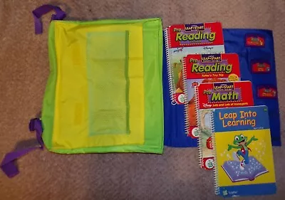 Leap Frog LeapPad Backpack Carry Bag With 4 Books + 3 Cartridges • £10