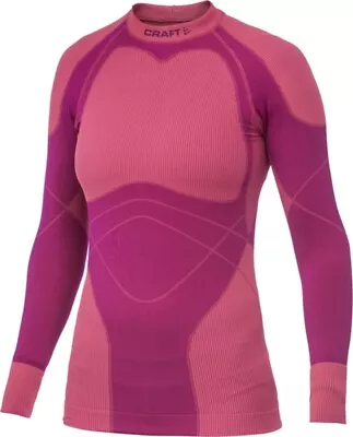 Craft Warm CN LS Women's Base Layer Size Xs / 3 Flower / Purple • £18.65