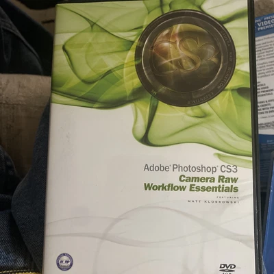 $20 • Buy Adobe Photoshop CS3 Camera Raw Workflow Essentials DVD ROM By Matt Kloskowski 