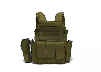 Tactical Plate Carrier Vest Molle Assault Military Airsoft Combat Gear • $40