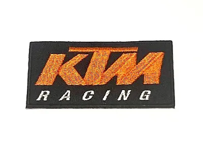 Embroidered Patch - KTM Racing - Motorcycle - NEW - Iron-on/Sew-on • $6