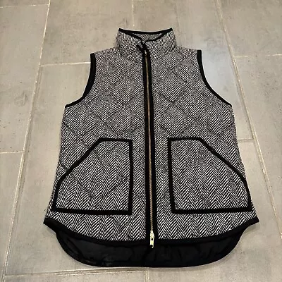 J. Crew Vest Womens Size XS Excursion Herringbone Puffer Quilted • $25