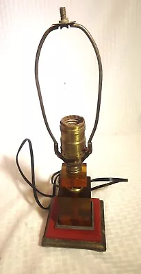 Small Vintage Lucite Table Lamp MCM WORKS • $29