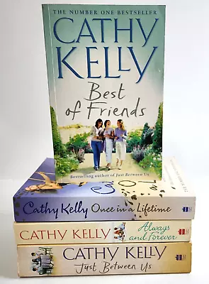 4 X Cathy Kelly Large Paperback Book Bundle Women's Fiction Romance Love Drama • $37