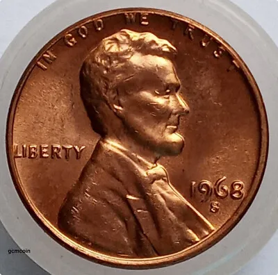 1968-S Lincoln Memorial Penny Uncirculated BU RD • $1.99