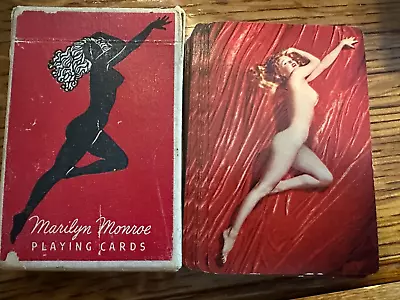 Original Marilyn Monroe Playing Cards Pre 1970 Brown & Bigelow. Rare Box. • $75