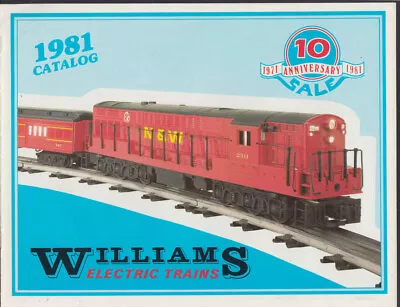 Williams O-Gauge Electric Trains Catalog 1981 • $9.99