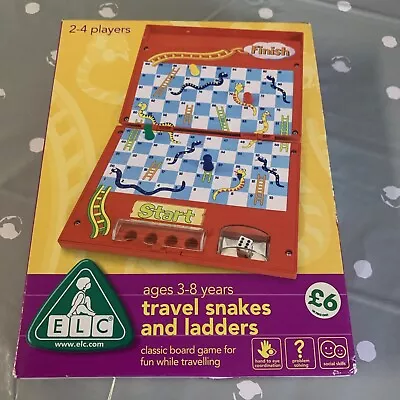 Mini Magnetic Travel Board Game - Snakes And Ladders • £4.99