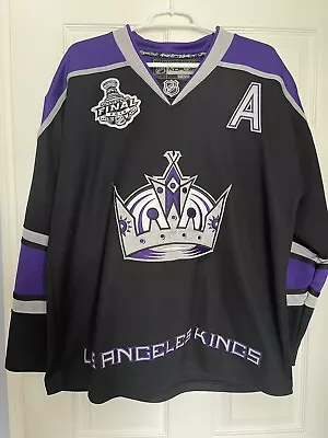 Anze Kopitar Jersey Los Angeles Kings Reebok Size 48 2012 Stanley Cup Purple • $124.99