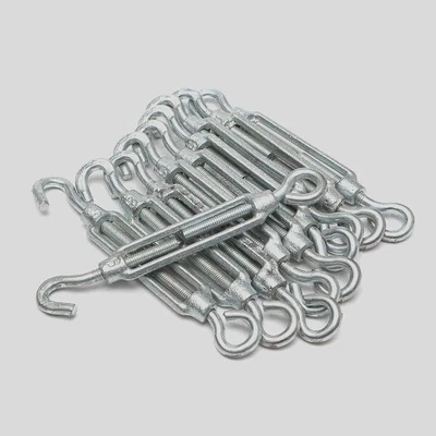 £5.05 • Buy Turnbuckle Wire Tensioner Strainer Zinc Hook And Rope Cable Tension