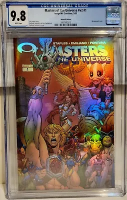 Masters Of The Universe #1 (2003 Image) CGC 9.8 NM/MT Vol 2 Holofoil Variant • $224.99