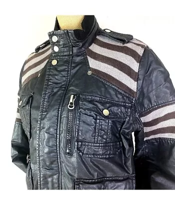 🚨🔥Vintage Von Dutch Kustommade Mens Medium Black Motorcycle Jacket Rare! EUC  • $499.99
