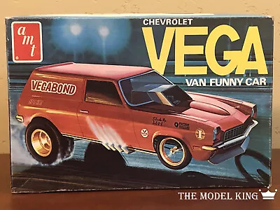 AMT 1971-1973 Chevrolet Vega Van Funny Car Model Kit T112 1/25 Scale VTG 1972 • $119