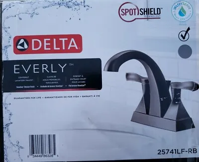 $114.75 • Buy Delta Everly 4 In. Centerset 2-Handle Bathroom Faucet In Venetian Bronze