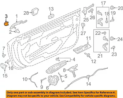 FORD OEM 15-18 Mustang Door-Bezel Right FR3Z63218A14AA • $11.96