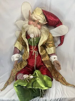 Mark Roberts Christmas Santa Fairy 48” Jumbo Rare Signed • $487.49