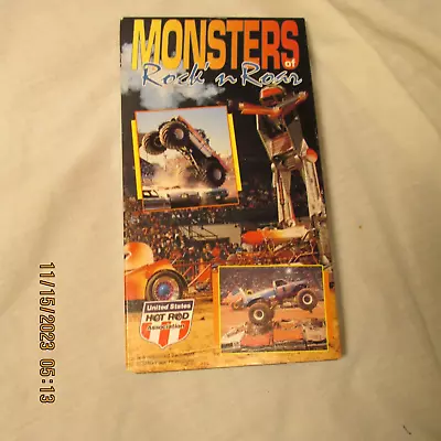 VHS Monsters Of Rock N Roar United States Hot Rod Association Monster Trucks • $4.29