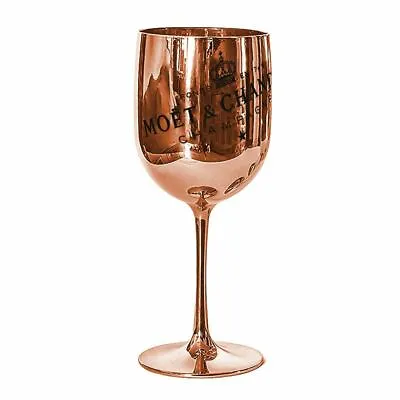 Moet & Chandon Champagne Glasses Flutes Rose Gold Ice Imperial Acrylic • $8.83