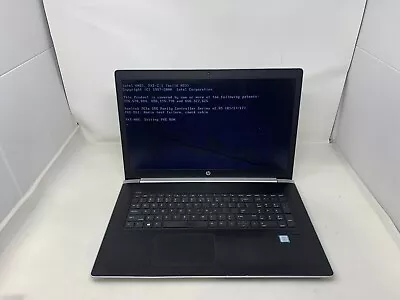 HP ProBook 470 G5 Intel Core I5-8250U @ 1.6GHz 8GB RAM 500GB SSD No OS 31924F8 • $104.95