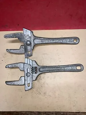 Vintage ACE & CHICAGO SPEC MFG. Slip & Lock Nut Wrenches • $9