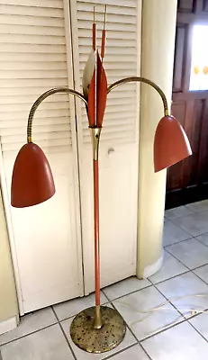 Vintage  FLOOR LAMP Mid Century Working • $95