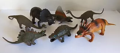 Vintage Lot Of 7 ~ AAA/ Imperial PVC Toy Dinosaurs • $39.99