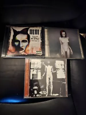 Marilyn Manson 3 Cd Lot: Mechanical Animals Lest We Forget Antichrist Superstar • $14.99