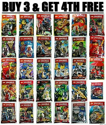 ORIGINAL LEGO NINJAGO Minifigures Foil Pack-Limited Edition BUY 3 & GET 4TH FREE • $27.22